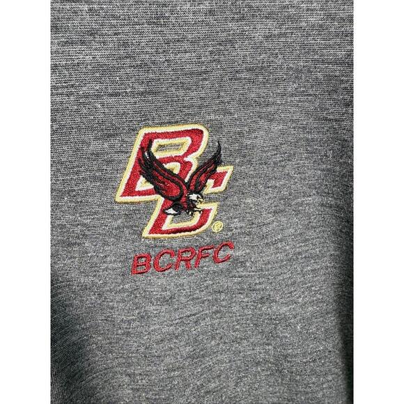 Lululemon Metal Vent Tech Golf Polo Boston College Eagles Gray Small - Picture 2 of 5